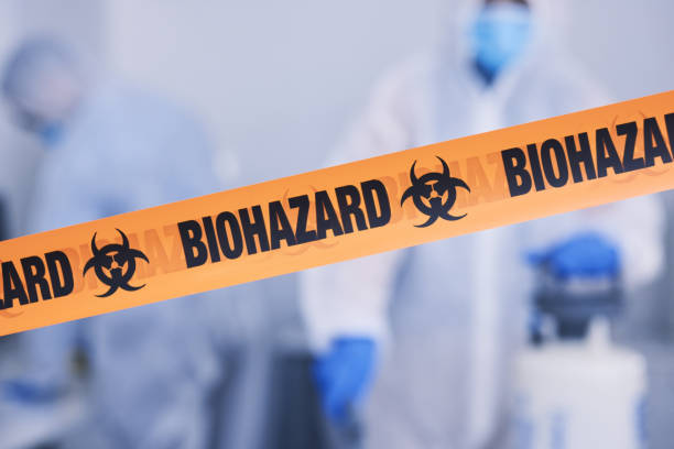 Professional Biohazard Cleanup technician working in Alvarado, TX